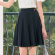 betu Baitu high waist pleated short skirt women's A-line skirt 2024 autumn new small slim skirt

