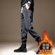 
Autumn and winter corduroy casual pants for men, plus velvet and thickened chenille stitching sweatpants for men, corduroy sweatpants