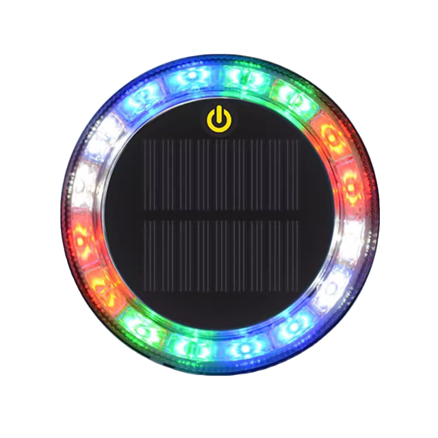 Car solar warning flash light anti-rear collision flash light large strong magnetic large truck trailer night wide tail light