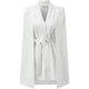 High-end white cloak women's spring and autumn new Korean style fashionable small casual shawl cloak versatile set
