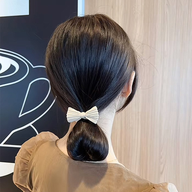 
Little girl candy color towel ring baby does not hurt hair rubber band children high elastic ponytail hair rope princess hair accessories