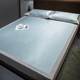 2025 new ice silk mat sheet three-piece set Class A mother and baby grade summer washable summer mat sheet style