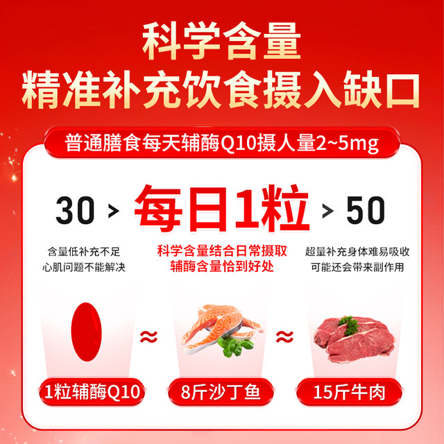 
Beijing Tongrentang Coenzyme Q10 Immunity Enhancement Protection Heart Health Product Pregnancy Preparation Official Flagship Store Genuine Products