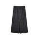 U/TI dark gray old slit skirt for women versatile retro slim straight skirt Youti 2024 autumn new style
