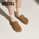 Dadong thick-soled Birkenstock shoes for women 2025 new autumn slip-on slip-ons Birkenstock shoes Baotou half slippers for women to wear outside