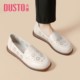 Dadong hollow single shoes for women 2025 new summer women's flat sole and no tired feet, soft sole comfortable mother shoes for middle-aged and elderly people