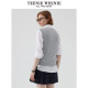 TeenieWeenie Bear Women's Spring V-neck Cable Knitted Vest Vest Outside and Inner Women
