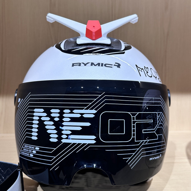 RYMIC NE02 helmet top jewelry antenna Gundam angle Velcro mount decoration with all helmets universal