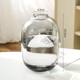 Large thickened style joy glass vase living room flower arrangement home hydroponic decoration high-end sense