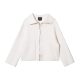 Patner Spring New Women's Camel Velvet Silk Coat Large Lapel Woolen Jacket Zipper Short Woolen Jacket