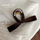 Zhao Lusi's same simple bow-knot grab clip for women, 2025 new style shark clip, hair clip for back of head