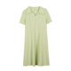 Large size fat mm age-reducing Polo collar dress 2024 summer new lady waist slimming A-line skirt 210199