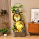 Gourd flowing water ornaments rockery fountain Chinese Zen home living room courtyard office opening fortune decoration
