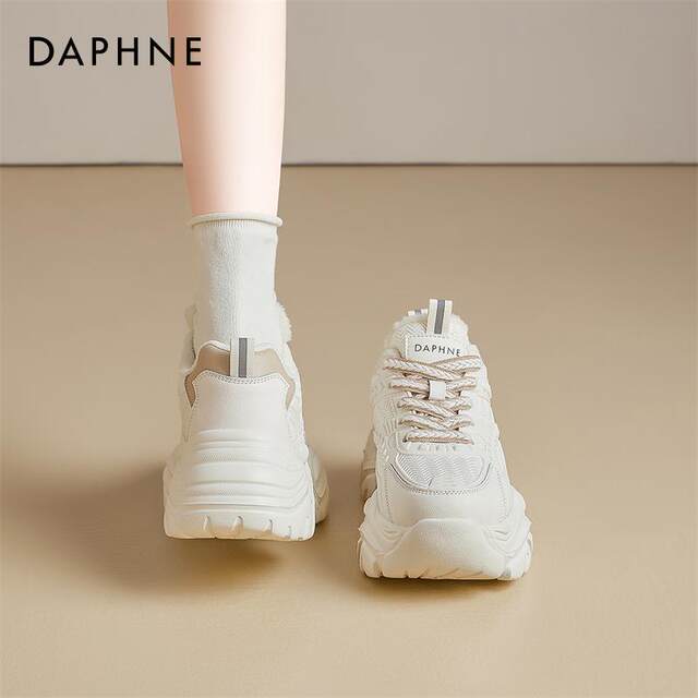 Daphne thick-soled high-heightened dad shoes for women in spring and summer 2025 new casual small fragrance style hot outdoor sports shoes
