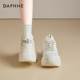 Daphne thick-soled high-heightened dad shoes for women in spring and summer 2025 new casual small fragrance style hot outdoor sports shoes