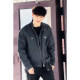 American cleanfit Harrington jacket men's spring and autumn Detroit denim jacket short retro washed motorcycle jacket