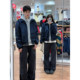Navy bomber flight jacket cotton coat for men and women autumn and winter American short lapel jacket quilted thickened cotton coat