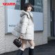 Yaya duck duck 2024 new winter fashion casual sports ladies duck down mid -length down jacket jacket
