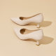 Dadong women's singles shoes work 2025 spring new professional women's shoes formal clothing pointed toe leather shoes stiletto heels for women