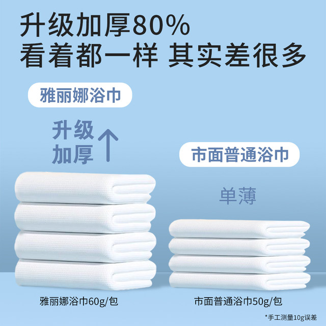 Disposable thickened bath towels individually packaged portable travel hotel supplies bath and sanitary towels