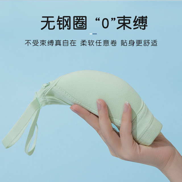 Underwear for women without steel rings, high school students, youth development, junior high school students, big children, markless girl bras