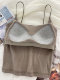 Gu Fei autumn and winter grinding hair strap suspender vest, beautiful back female chest pad
