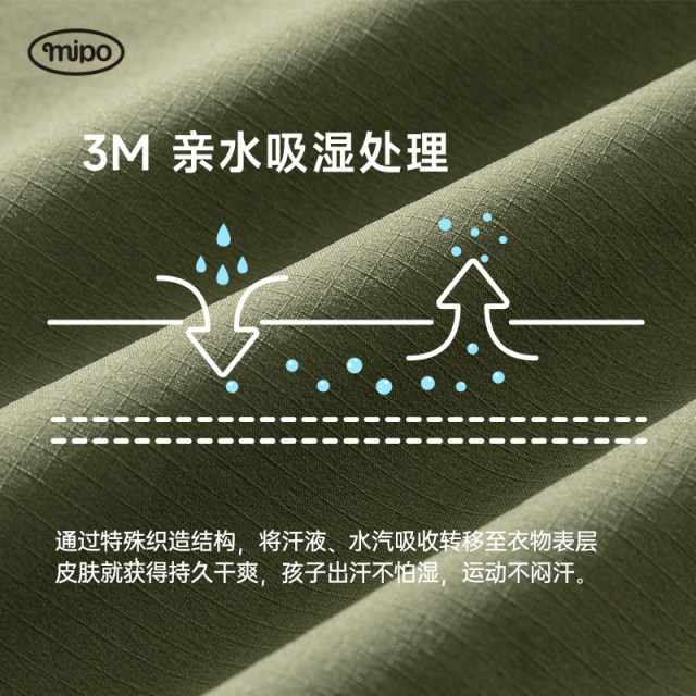 mipo summer children's pants for boys and girls outdoor mesh mosquito-proof sports hiking breathable thin