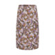Mandesy retro skirt 2025 summer new temperament high-waist mid-length skirt French manor printed hip-pack skirt