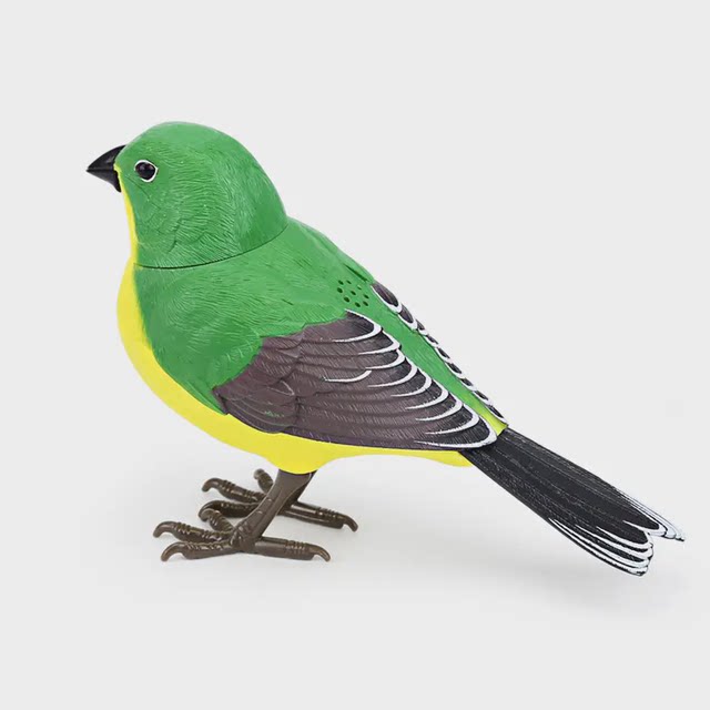 Simulated birds, fake bird decorations, birds that can sing and talk, garden gardening ornaments, creative home decorations and decorations