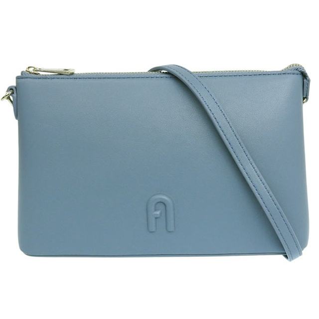 
Japan Direct Mail FURLA Women Diamante XL Mini Bag Blue Leather Shoulder Bag Discount Store WE0