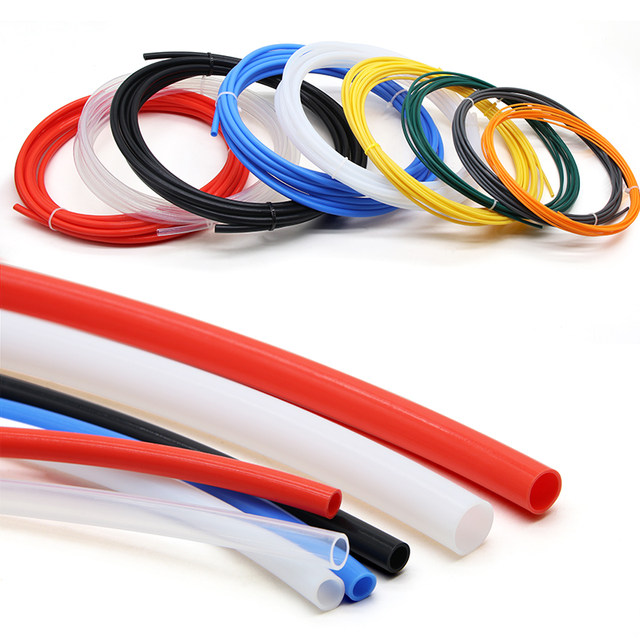 Teflon pipe, polytetrafluoroethylene pipe, high temperature resistance, acid and alkali resistance, Teflon hard pipe, FEP plastic PTFE pipe, multi-color