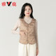 Yalu lightweight down vest women's short 2024 new down liner vest warm vest plus velvet inner waistcoat