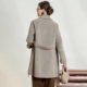 Ma Tiannu women's new winter solid color lapel double-sided wool coat coat with belt fashionable simple temperament