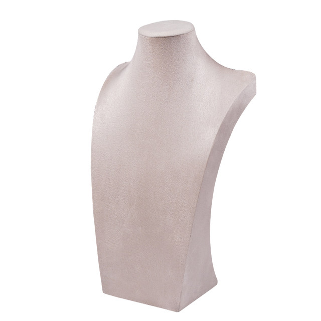 Velvet necklace display stand portrait model jewelry stand necklace bracelet neck mold counter display props necklace stand