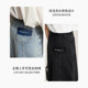 Amii2025 summer new minimalist Hong Kong style old-fashioned white slit A-line skirt cotton denim skirt women