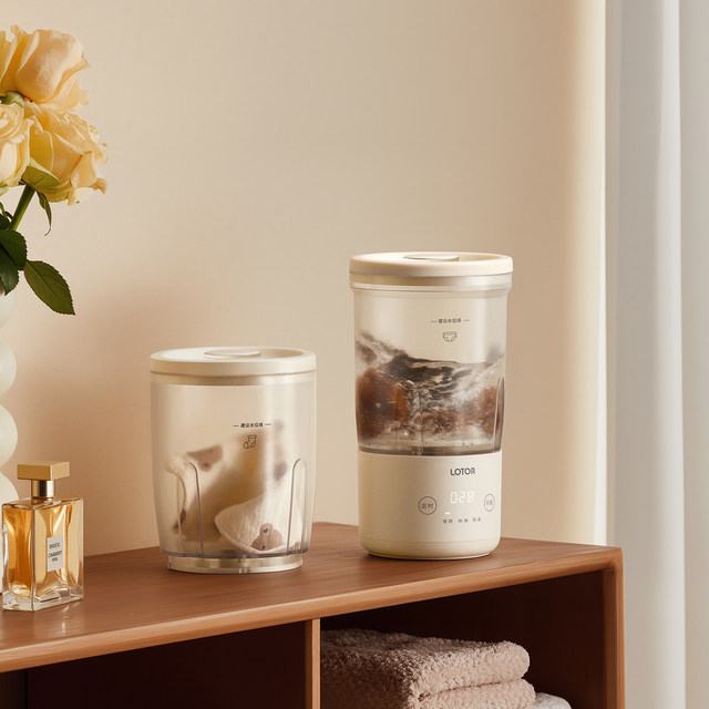 Lotor Laido double cup washing machine wireless mini lingerie pantyhose socks small portable washing cup