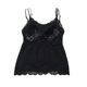 2025 winter new French style light luxury sexy velvet lace vest for women with high-end inner suspender top