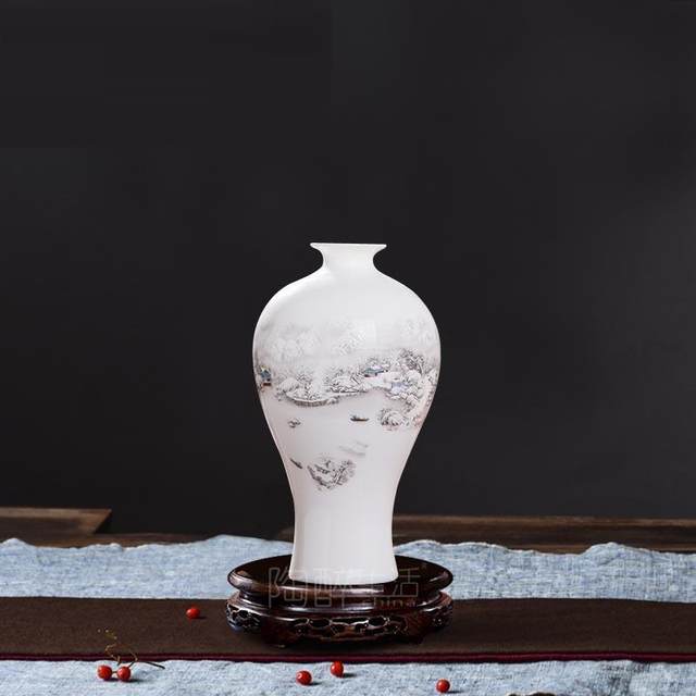 
Ceramic vases, snow flower arrangements, home accessories, ornaments, flower vessels, gardening tea ceremony, modern simplicity