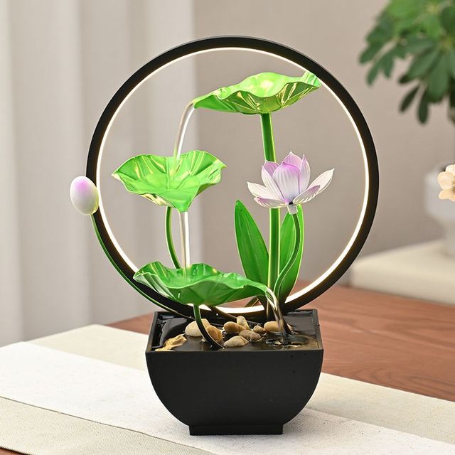 
Running water ornaments to make money, circulating water, opening gifts, home table, F side, living room, office, study, entrance hall, housewarming decoration