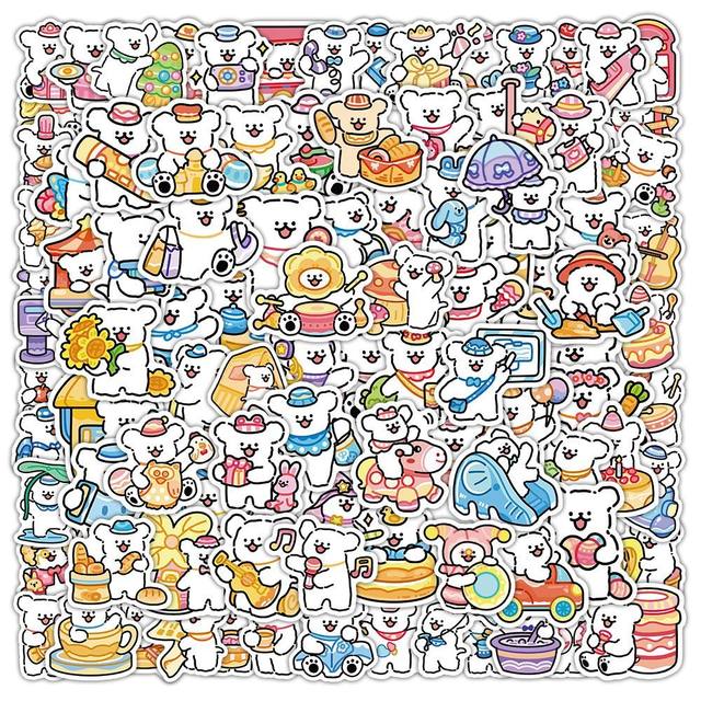 
Line puppy sticker cute cartoon sticker ins wind mobile phone case water cup notebook DIY hand account sticker sticker sticker