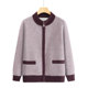 
Mother's clothing autumn and winter velvet cardigan sweater women's clothing middle-aged and elderly mother's tops elderly knitted sweater jacket