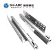 Drawer track slide rail hidden bottom support telescopic three-section track damping buffer drawer slide track