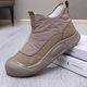 2025 winter new style velvet thickened warm high-top mother cotton shoes fashionable casual snow boots one-legged