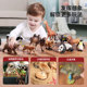 Newchi animal model children's simulation toy farm safari full set of boys and babies early education cognition