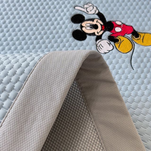 
Summer Class A ice bean embroidered ice silk mat maternal and infant grade sheets soft mat bed sheet mat washable for winter and summer