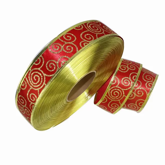 
3.8m 100 yards cloud dusting Christmas ribbon Christmas tree decoration ribbon home decoration gardening ribbon