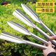 Stainless steel shovel household potted shovel willow leaf shovel gardening flower planting tools vegetable weeding wild vegetable shovel