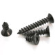 Iron black flat head self-tapping nail cross countersunk head self-tapping screw KA electronic small wood screw M1M2M3M4M5M6