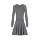 Small twist Korean style knitted dress for women 2025 new style temperament inner bottoming waist sweater skirt