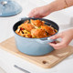 YANZAO/YanZao Enamel Pot Cast Iron Household Stew Pot Multifunctional Soup Pot